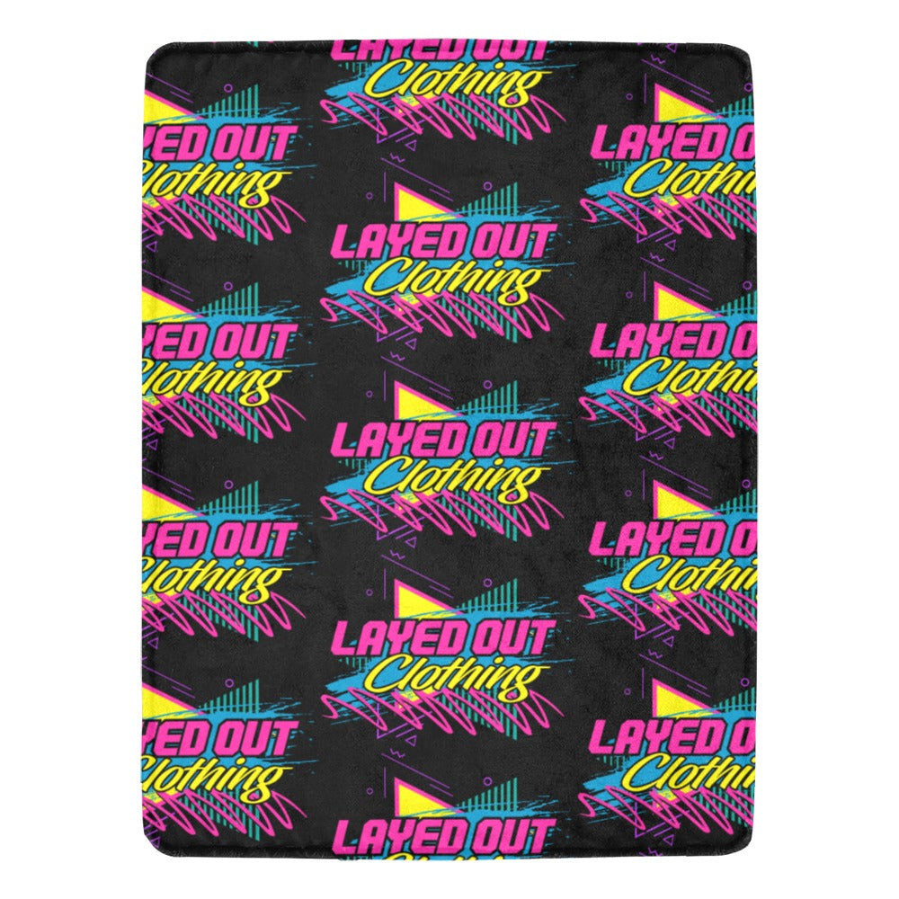 New Retro Fleece Blanket